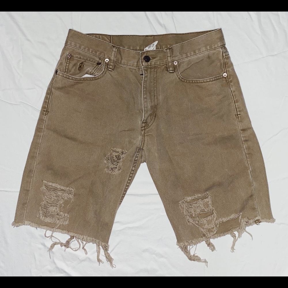 Men’s Polo Ralph Lauren Custom Distressed Jorts